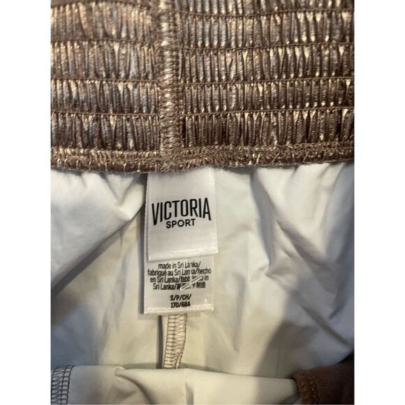 Victoria’s Secret Gold Metallic Joggers - Picture 2 of 3